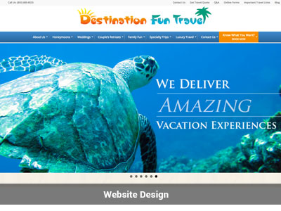 Destination Fun Travel Website